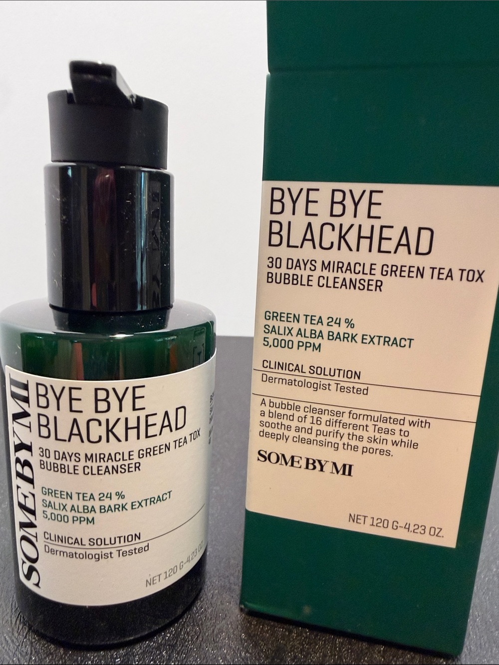Bye Bye Blackhead Green Tea Bubble Cleanser —
